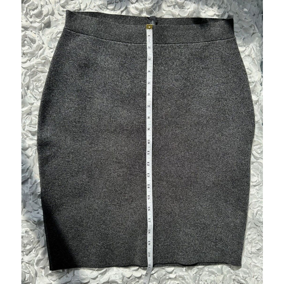 NWT EILEEN FISHER Woman’s $188 Stretch Knit Pull On Pencil Skirt Gray Size SP - Picture 6 of 9